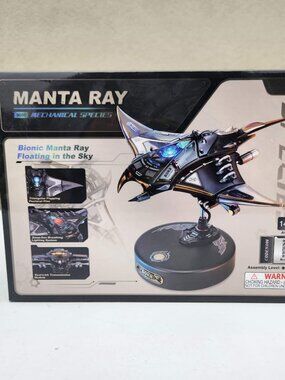 NEW ROKR 3D Metal Model Manta Ray Electric Mechanical Building Model Teens Toy P
